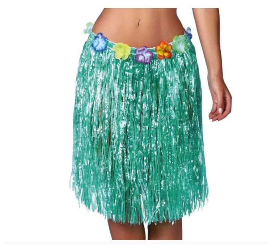 Translation missing: it.Falda Hawaiana con Flores en varios colores 50 cm