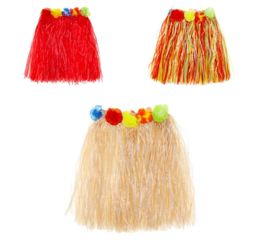 Translation missing: it.Falda Hawaiana de 30 cm en varios colores