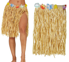 Falda Hawaiana de paja de 40 cm adulta