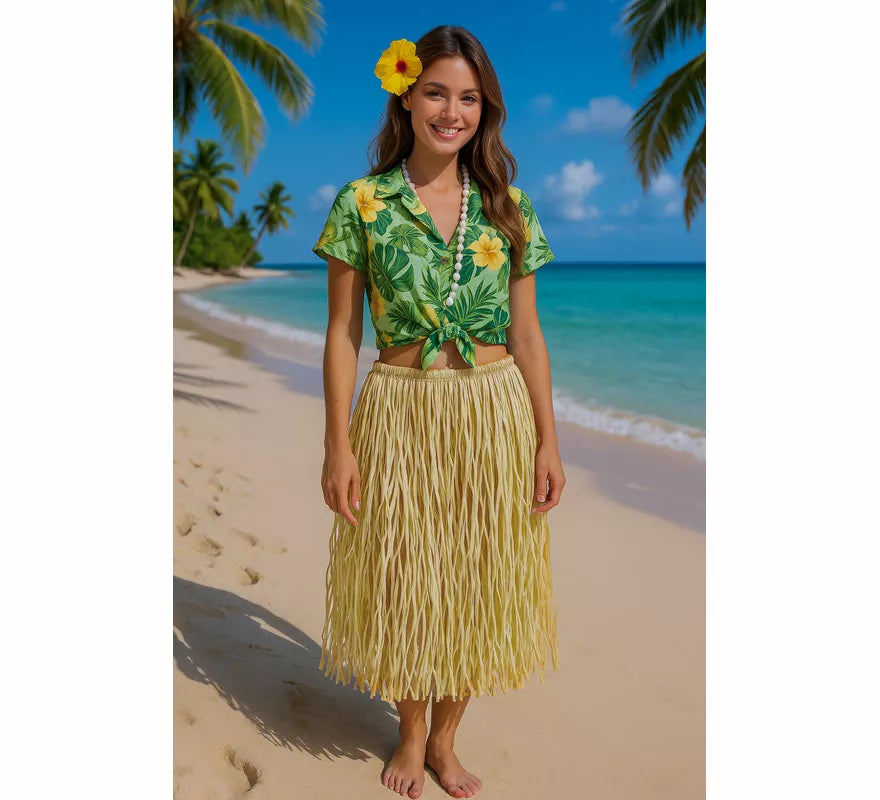 Translation missing: it.Falda Hawaiana de Paja de 70 cm
