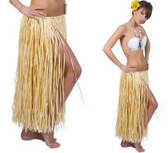 Gonna hawaiana in paglia da 70 cm
