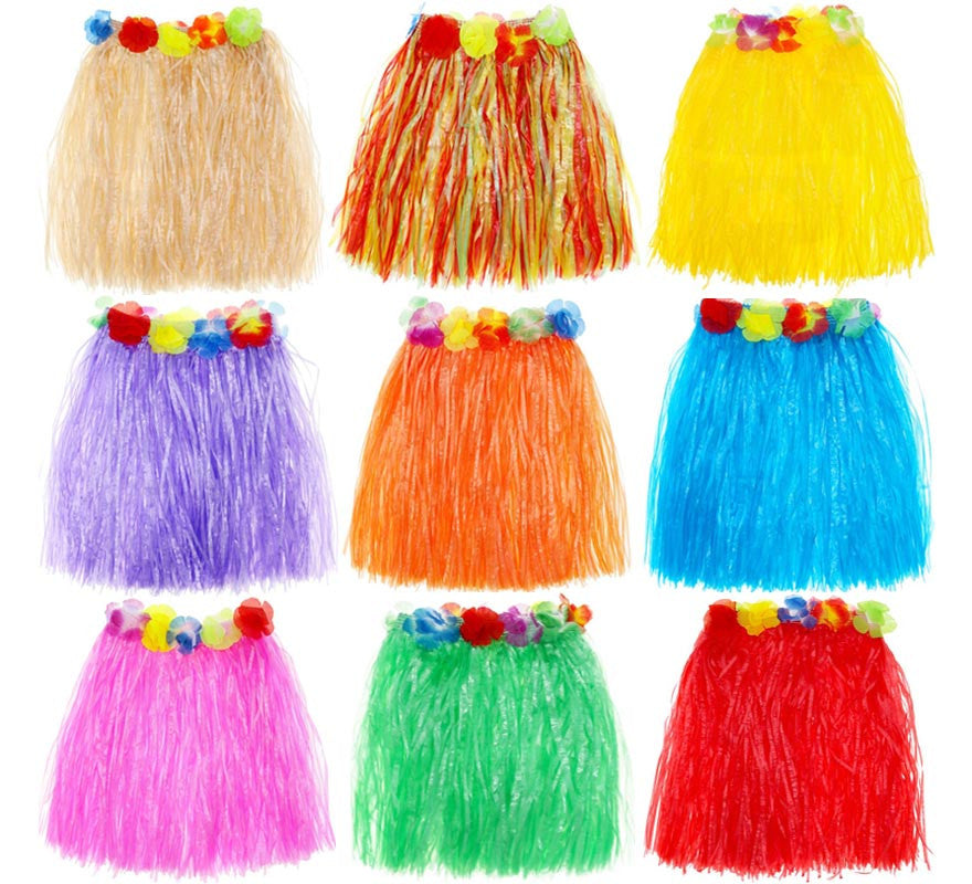 Translation missing: it.Falda Hawaiana de 40 cm para mujer en varios colores