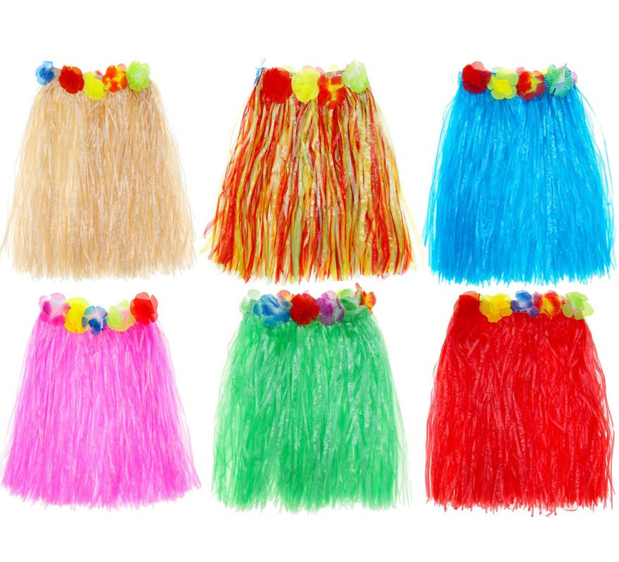 Translation missing: it.Falda Hawaiana para mujer de 60 cm en varios colores