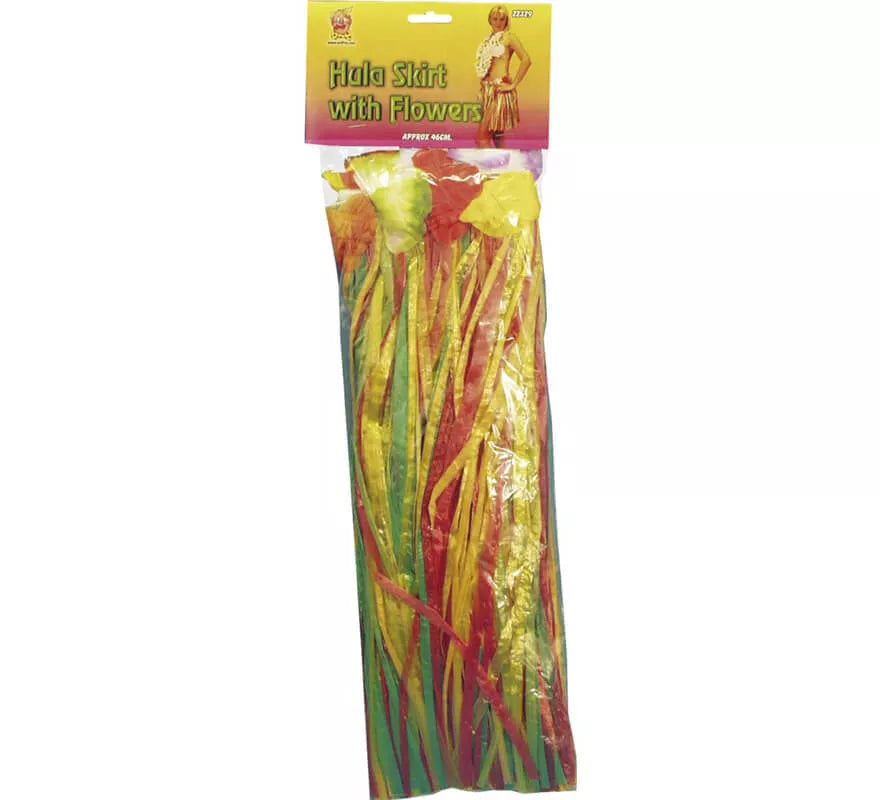 Translation missing: it.Falda Hawaiana multicolor con flores 46cm