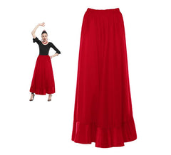 Gonna da prova rossa Sevillana da donna