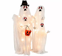 Famiglia Fantasma con Luce 50x20x160 cm