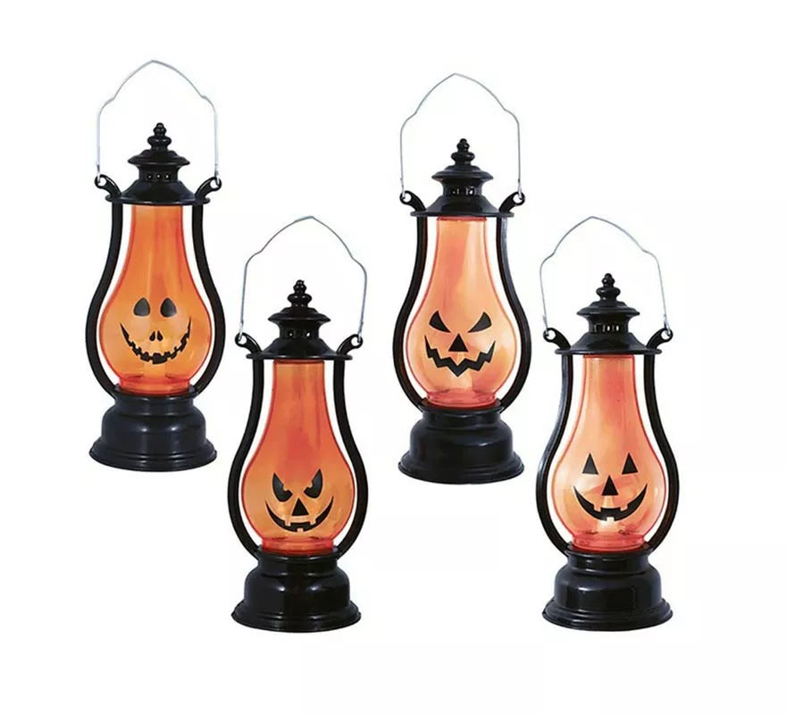 Translation missing: it.Farol de Calabaza con Luz surtidos de 16 cm