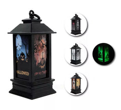 Lanterna Halloween in modelli assortiti con luce