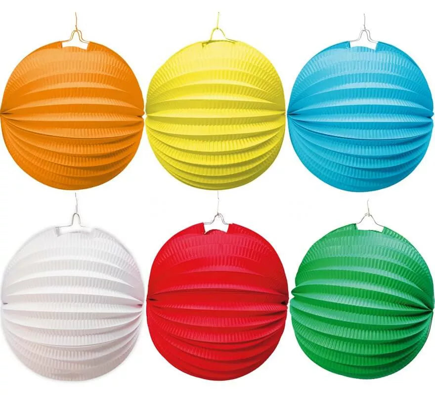 Farolillo de 20 cm para decorar en varios colores
