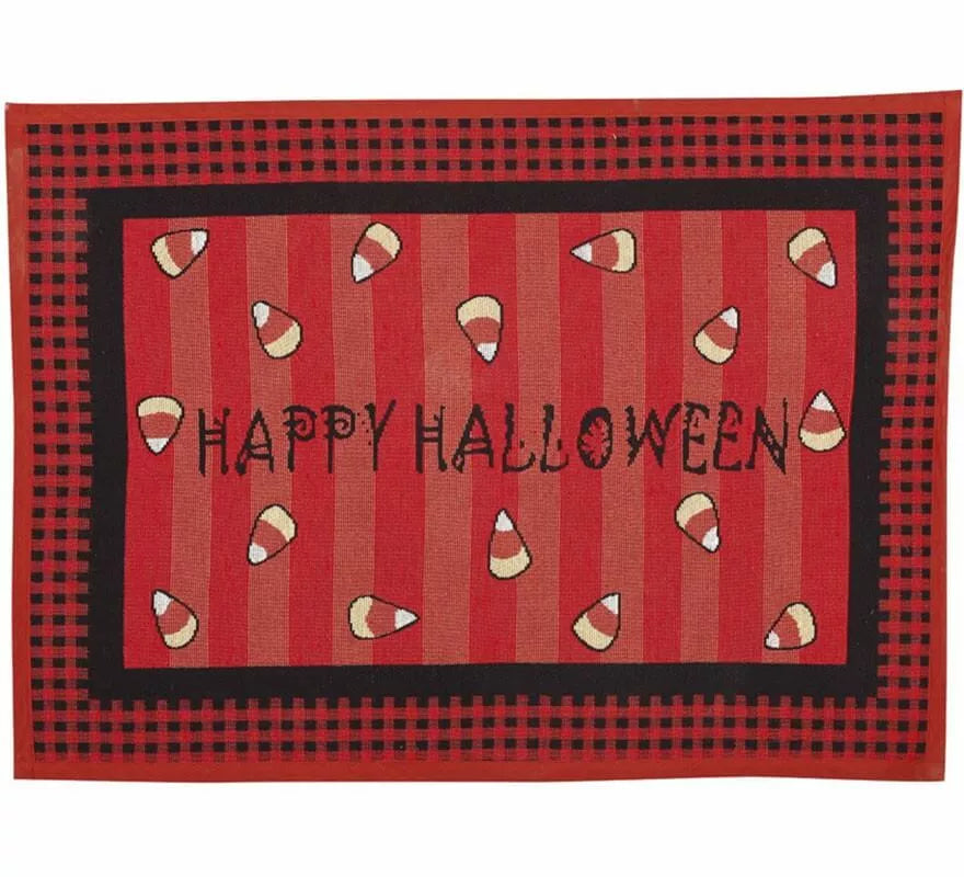 Translation missing: it.Felpudo Rojo Happy Halloween de 67x49 cm