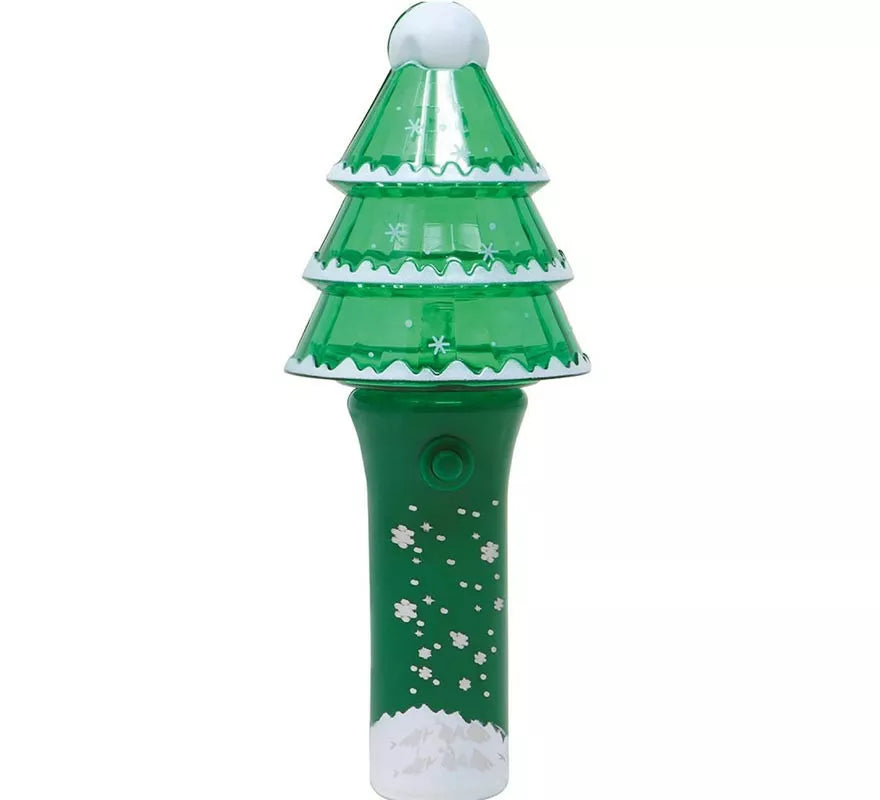 Translation missing: it.Figura de Árbol Navidad con varita y luz de 13 cm