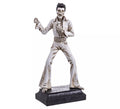 Figura de Esqueleto Cantante con Traje blanco de 14,5x8,7x31,2 cm