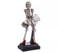 Figura de Esqueleto con Vestido blanco de 15,2x11,5x31 cm