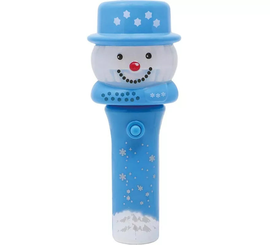 Translation missing: it.Figura de Muñeco de Nieve con varita y luz de 13 cm