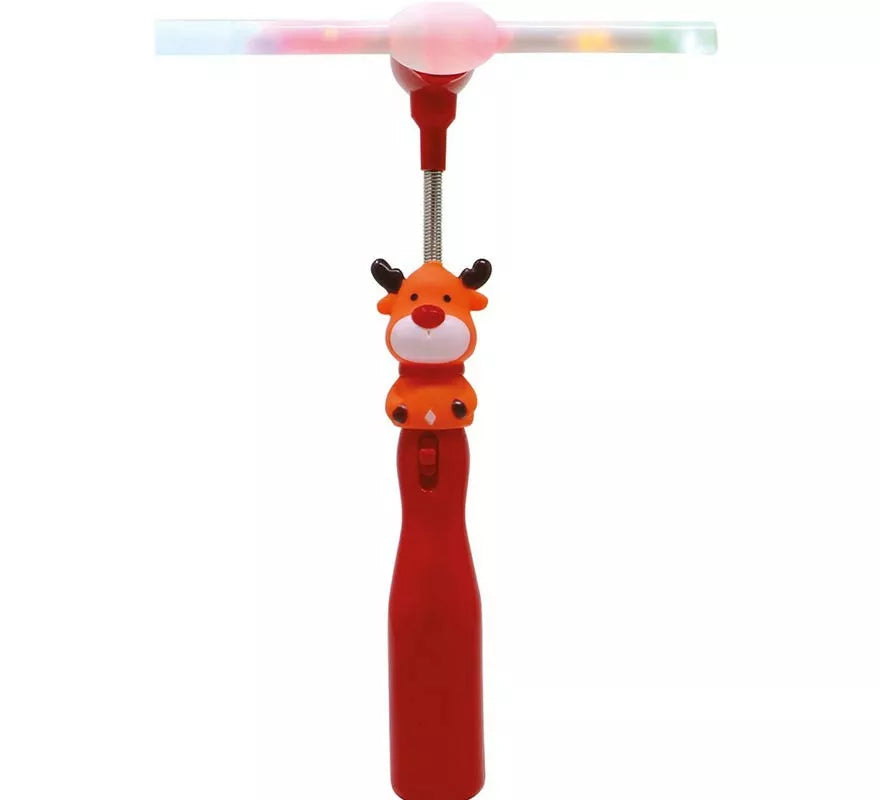 Translation missing: it.Figura de Reno con varitas ventilador y leds de 32 cm