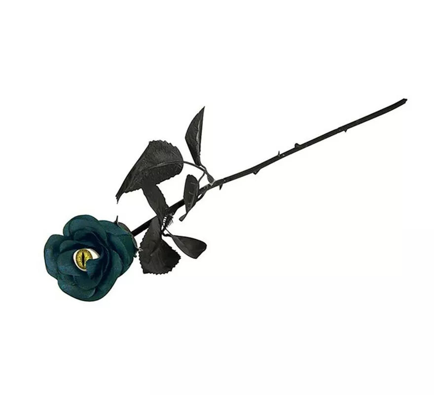 Translation missing: it.Flor azul y negra con Ojo de Gato de 42 cm