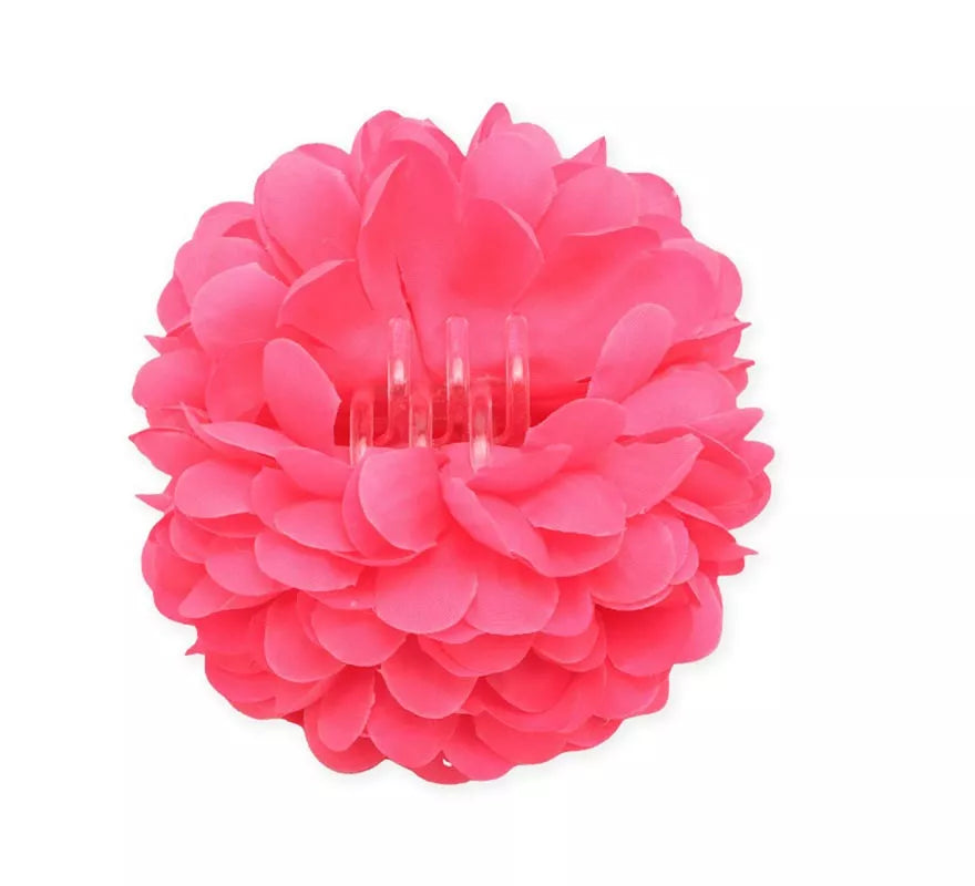 Translation missing: es.Flor con pinza para el cabello en varios colores de 11 cm