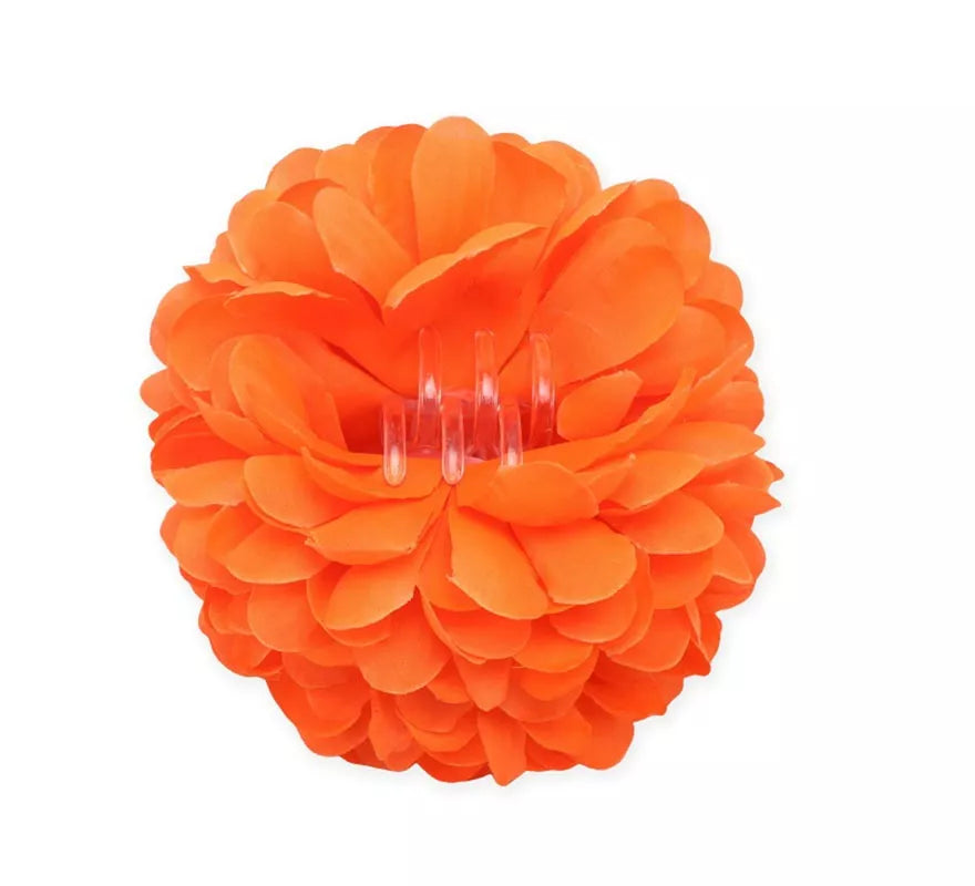 Translation missing: it.Flor con pinza para el cabello en varios colores de 11 cm