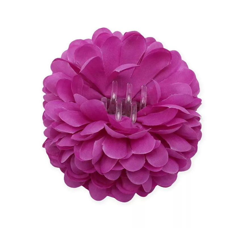 Translation missing: es.Flor con pinza para el cabello en varios colores de 11 cm