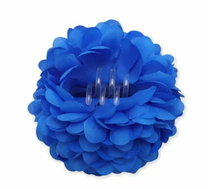 Translation missing: it.Flor con pinza para el cabello en varios colores de 11 cm