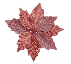 Fiore di Natale in rame 22 cm