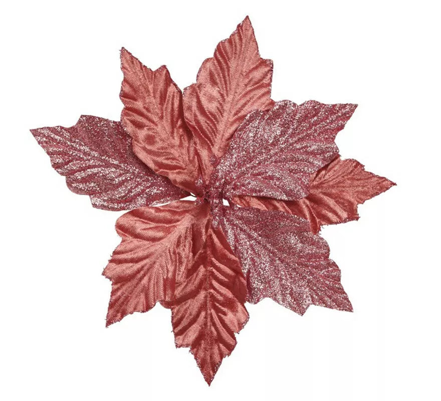 Translation missing: it.Flor de Navidad Cobre de 22 cms