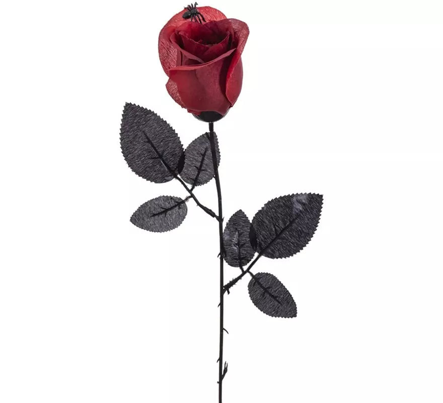 Translation missing: es.Flor roja con Araña de 43 cm