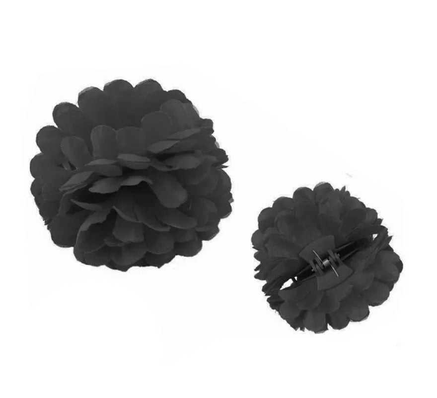 Flor Sevillana con Pinza de 13 cm en varios colores