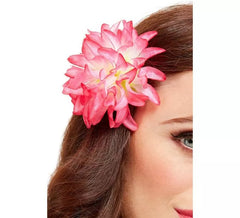 Fiore Tropicale Hawaiana rosa con forcina