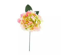 Fiore verde e rosa di 14 cm