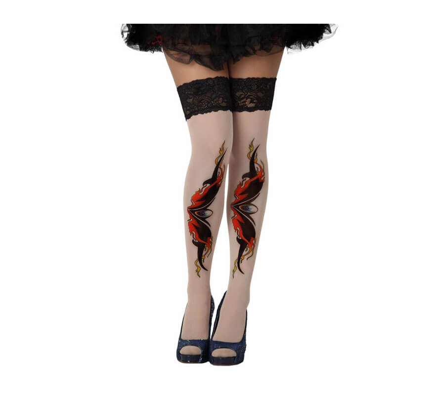 Translation missing: es.Medias Liga de Punky con tatuajes