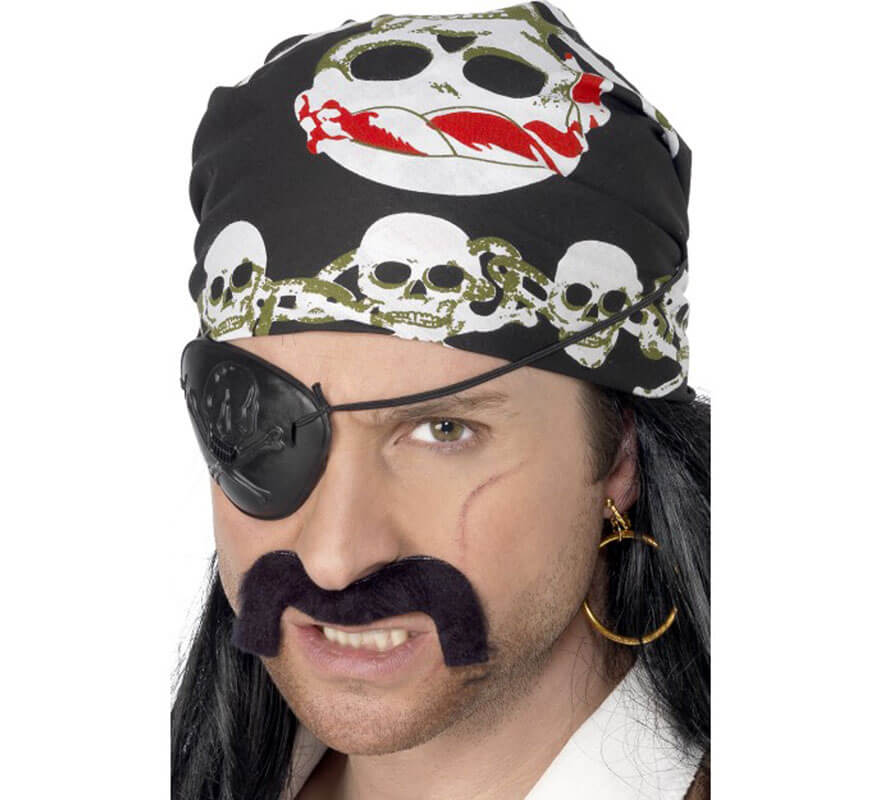 Translation missing: it.Bandana Pirata con Calaveras Rojas y Verdes