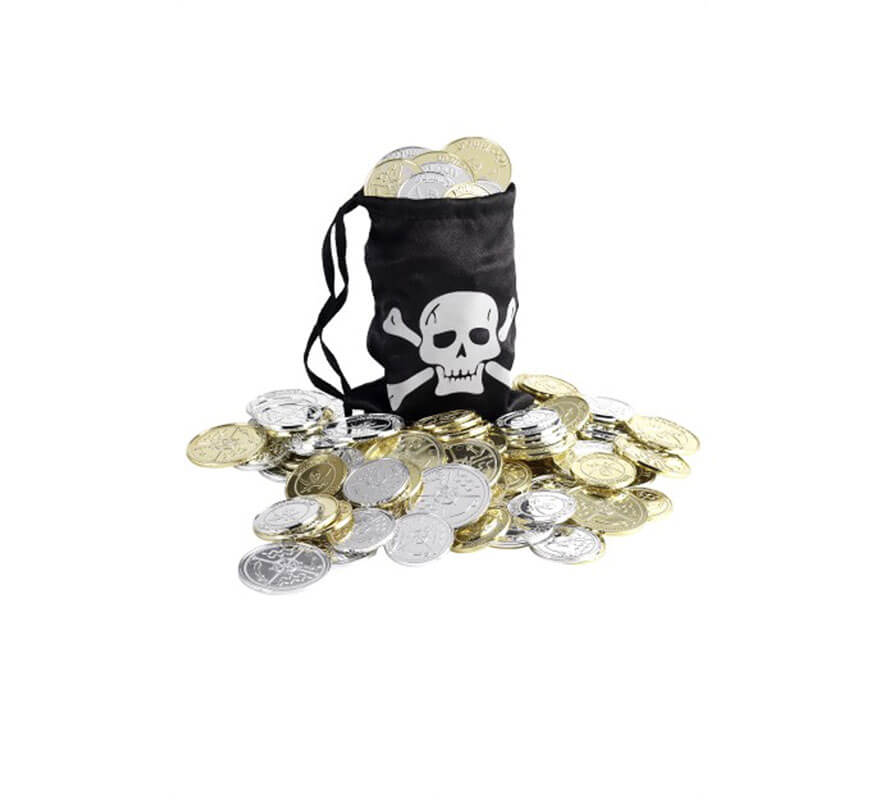 Translation missing: es.Bolsa del Tesoro Pirata con Monedas