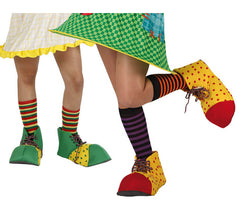 Scarpe da clown di 25 cm. Per bambini 2 mod . Surt