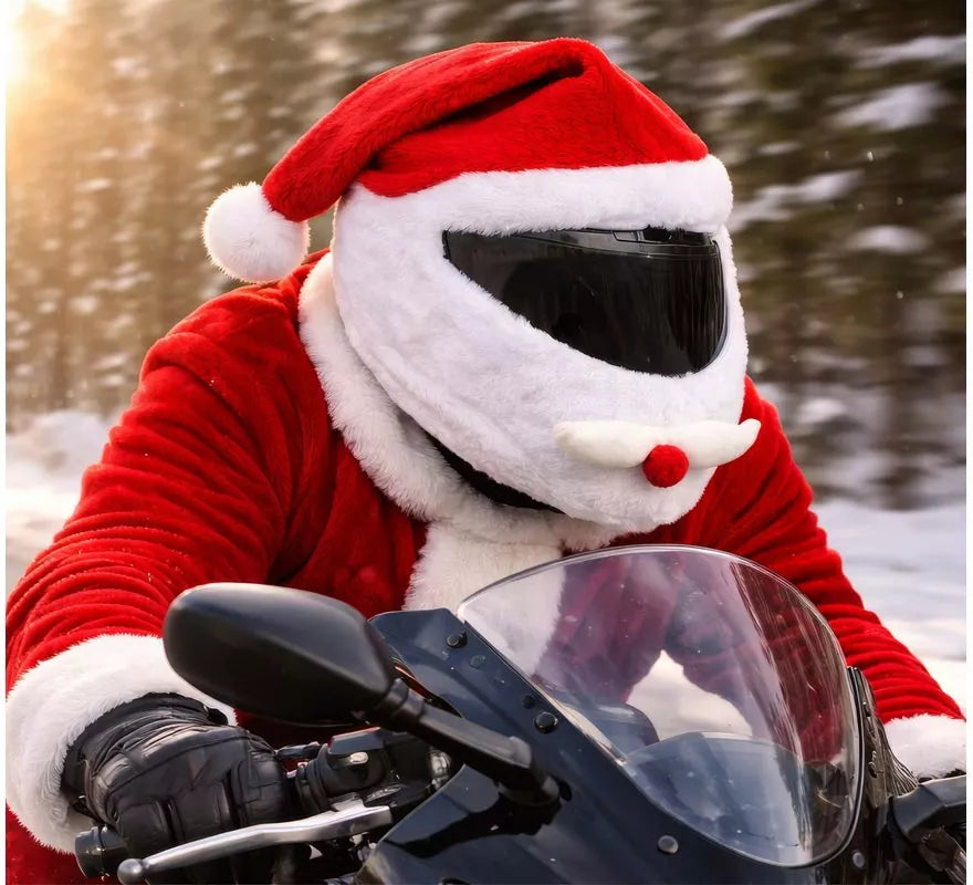 Funda de Casco de Papá Noel