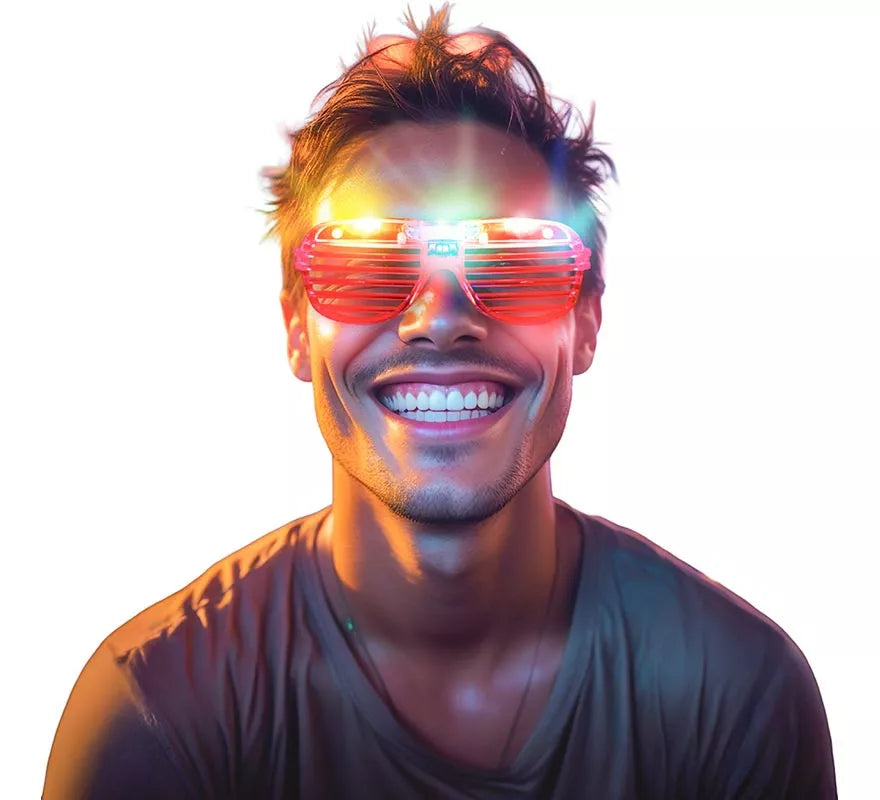Translation missing: es.Gafas a rayas con Led