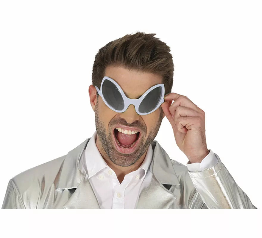 Translation missing: it.Gafas Alienígena plateadas adulto