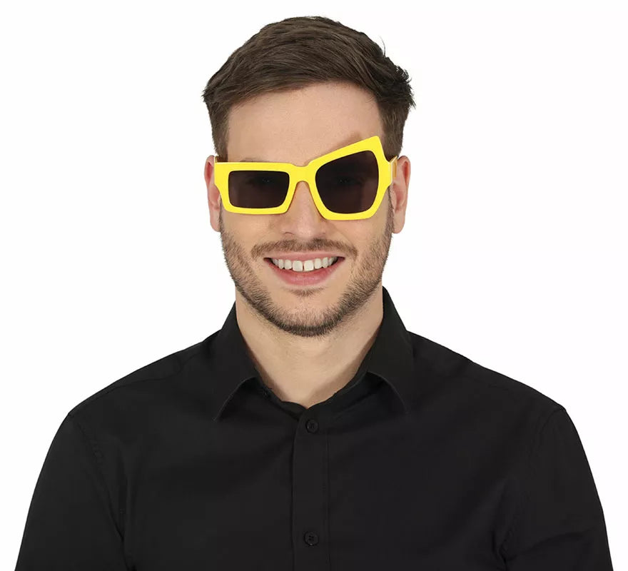 Translation missing: es.Gafas amarillas con guiño adulto