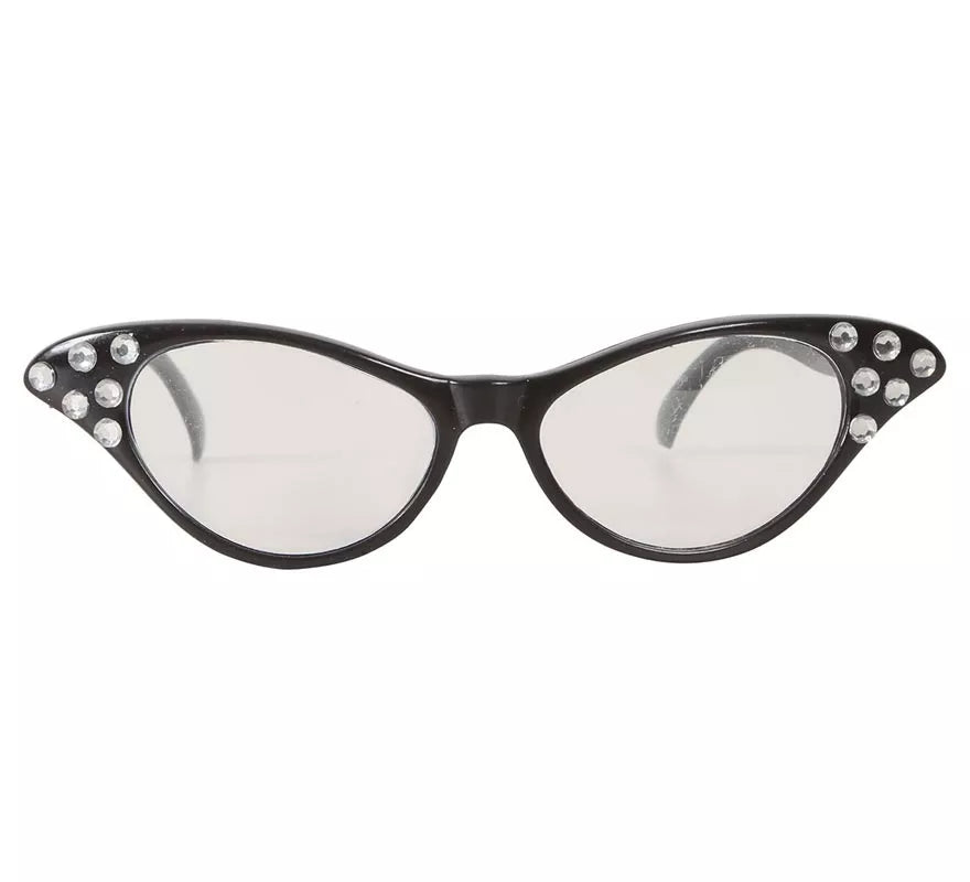 Translation missing: it.Gafas años 60 negras con cristales