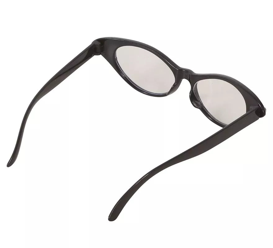 Translation missing: it.Gafas años 60 negras con cristales