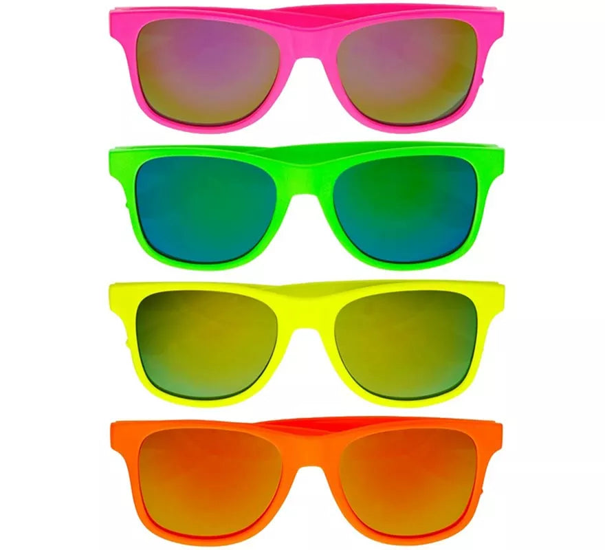 Translation missing: it.Gafas Años 80 neón con Lentes en varios colores