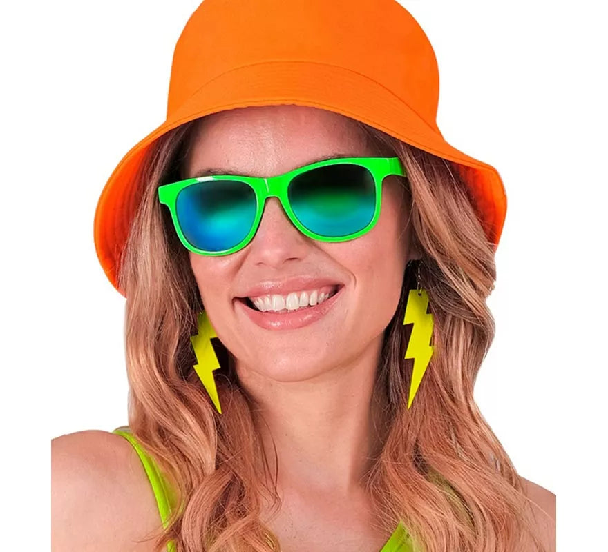 Gafas Años 80 neón con Lentes en varios colores