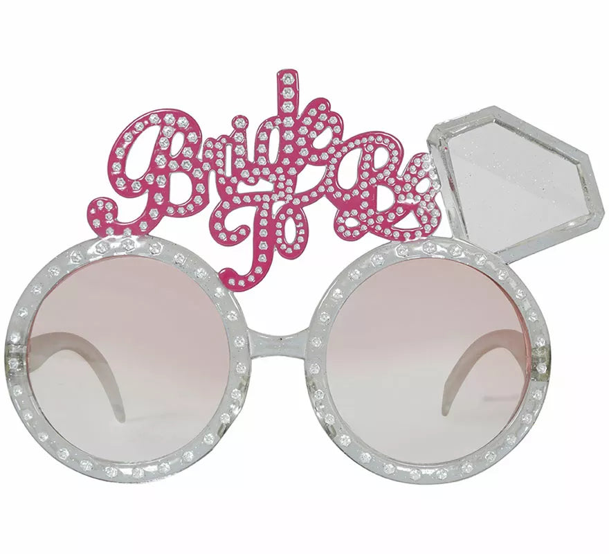 Gafas Bride to be con brillantes adulta