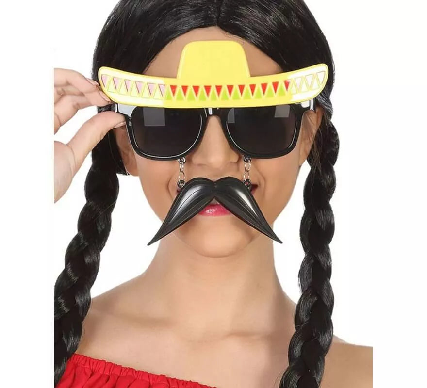 Translation missing: it.Gafas con Bigote y Gorro Mexicano