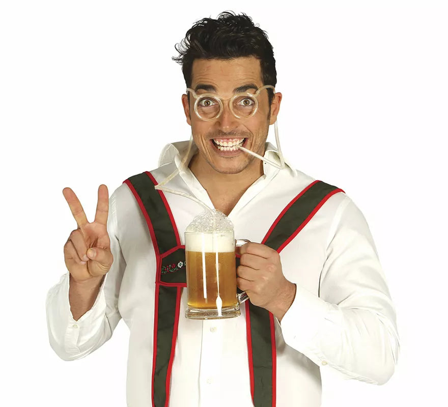 Translation missing: it.Gafas con manguera para Cerveza Party adulto