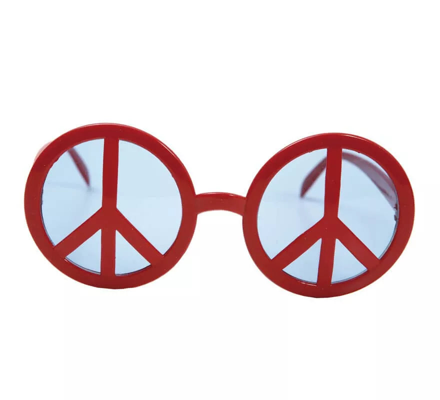 Translation missing: it.Gafas con Símbolo de La Paz rojas