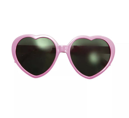 Gafas Corazón rosa