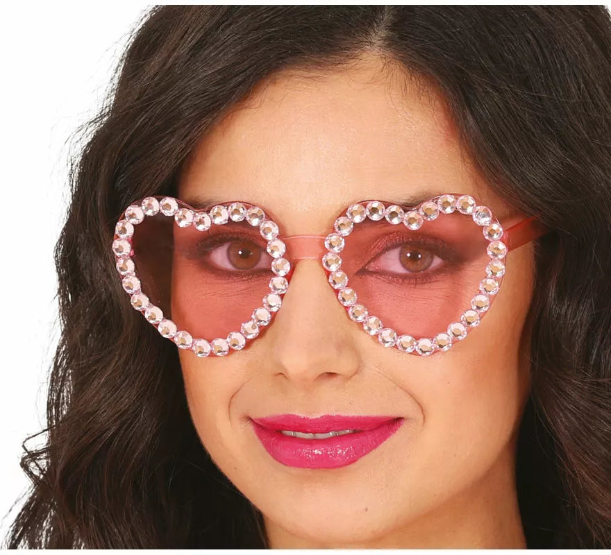 Translation missing: it.Gafas Corazones con brillantes adulta