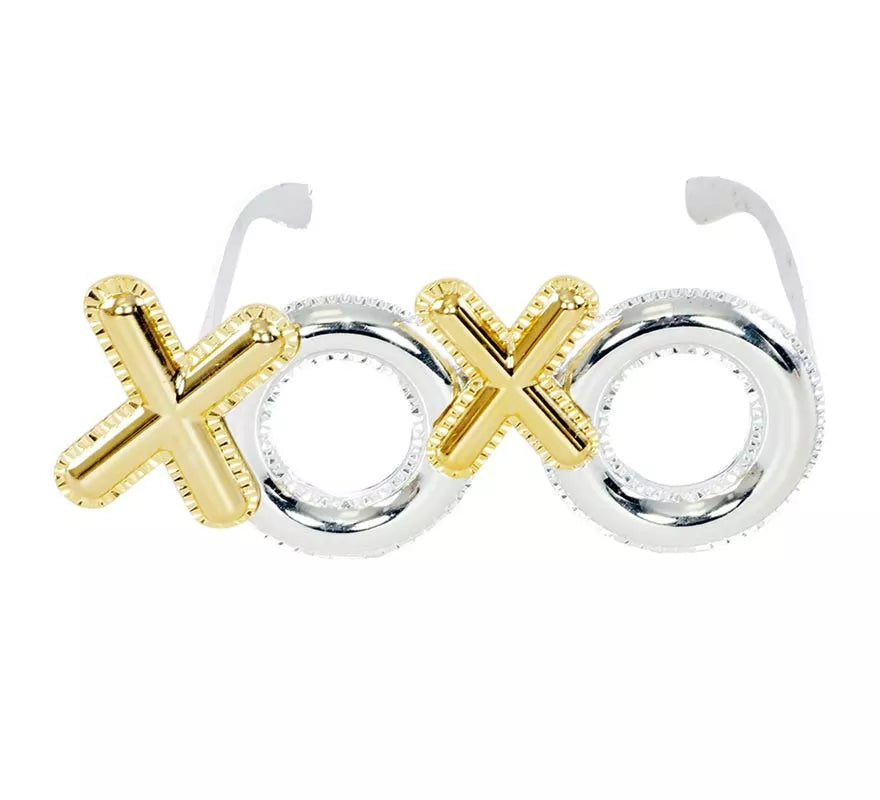Translation missing: it.Gafas de Besos XOXO dorado y plata