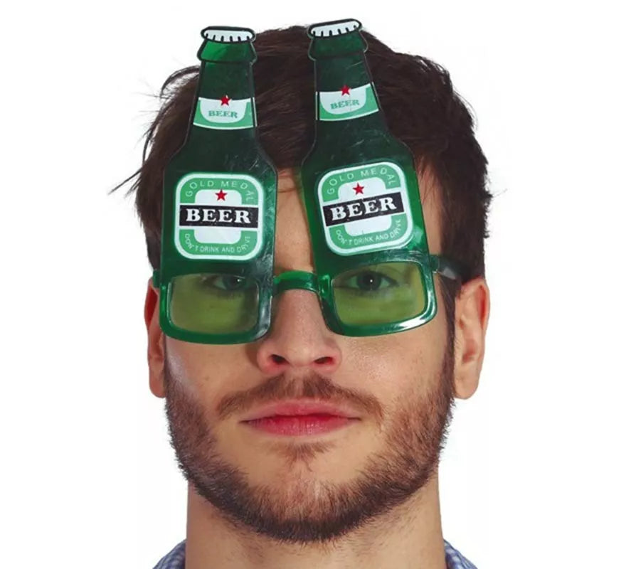 Gafas de Botellas de Cerveza Verde